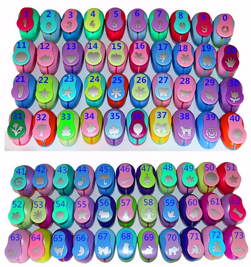 ODETOJOY Handheld Scrapbooking Punch Cutters Engraving Album Cards Paper Crafts Puncher Hole Punches Supplies with Shape Music Note - Image 5